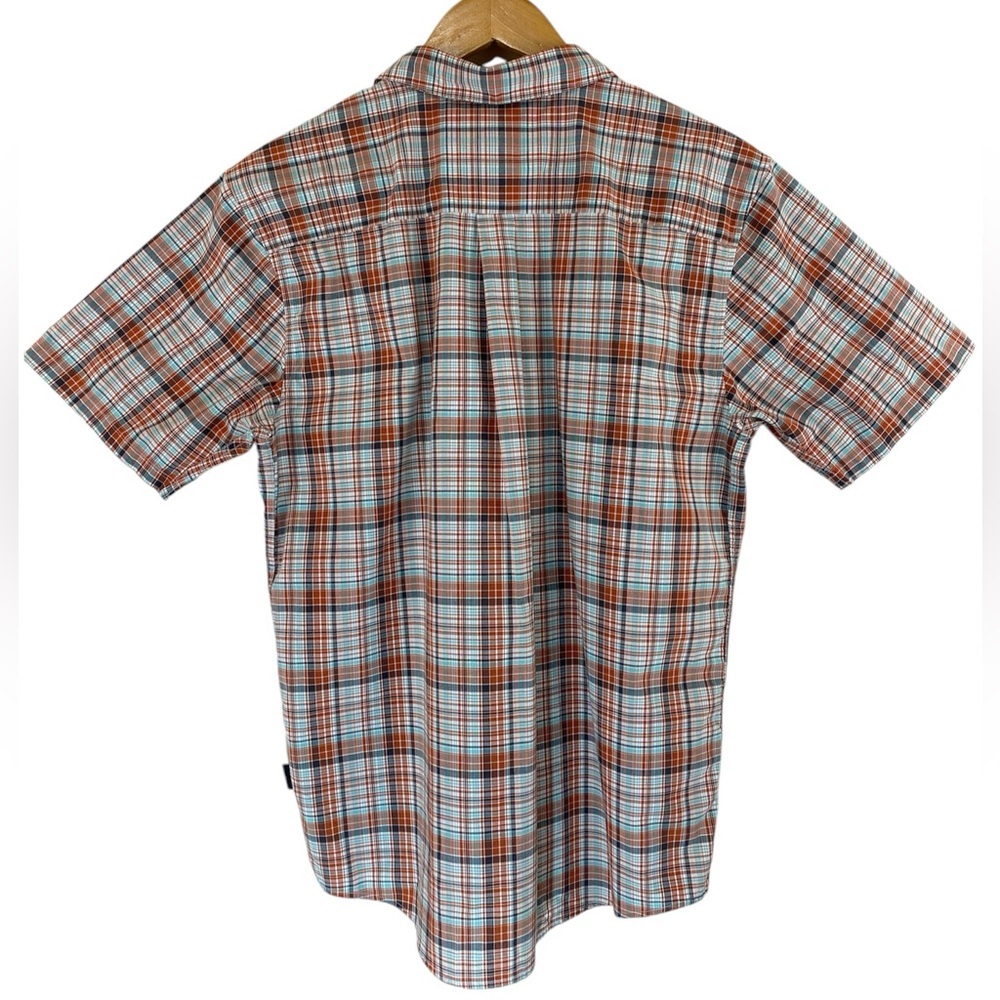 Patagonia Men’s Organic Cotton Shirt Size M Plaid Short-Sleeve Button-Up - Picture 2 of 9
